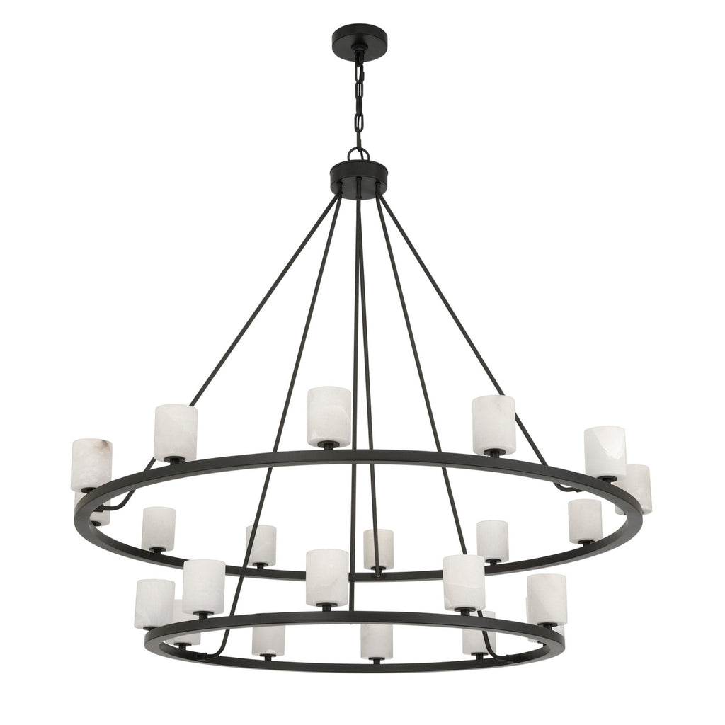 Aragon 46.75'' LED Matte Black Chandelier Black 46.75"W x 41.75"H x 46.75"D