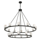Aragon 46.75'' LED Matte Black Chandelier Black 46.75"W x 41.75"H x 46.75"D