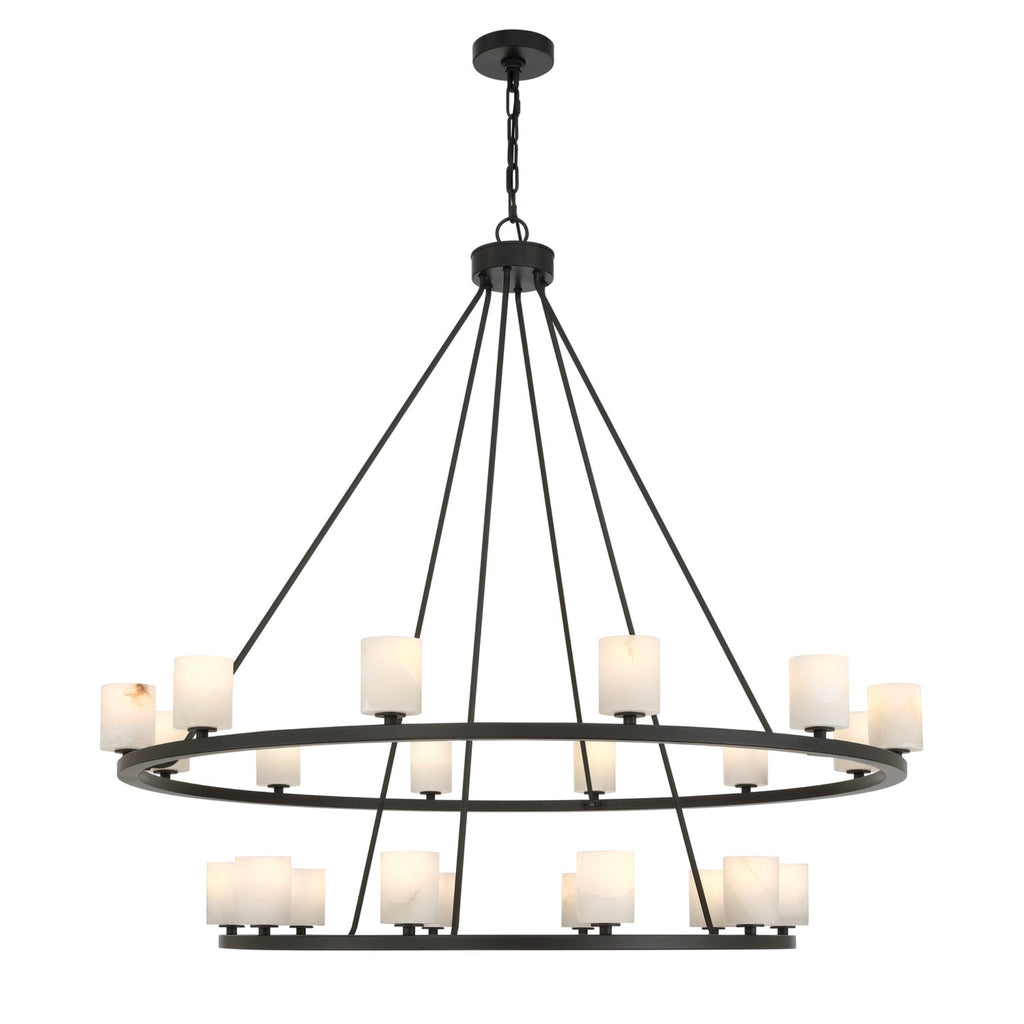 Aragon 46.75'' LED Matte Black Chandelier Black 46.75"W x 41.75"H x 46.75"D