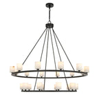 Aragon 46.75'' LED Matte Black Chandelier Black 46.75"W x 41.75"H x 46.75"D