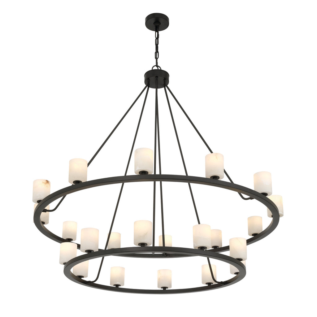 Aragon 46.75'' LED Matte Black Chandelier Black 46.75"W x 41.75"H x 46.75"D
