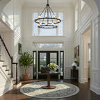 Aragon 46.75'' LED Matte Black Chandelier Black 46.75"W x 41.75"H x 46.75"D