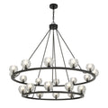 Aragon 48'' LED Matte Black Chandelier Black 48"W x 45.75"H x 48"D