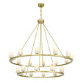 Aragon 46.75'' LED Soft Brass Chandelier Gold 46.75"W x 41.75"H x 46.75"D