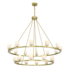 Aragon 46.75'' LED Soft Brass Chandelier Gold 46.75"W x 41.75"H x 46.75"D