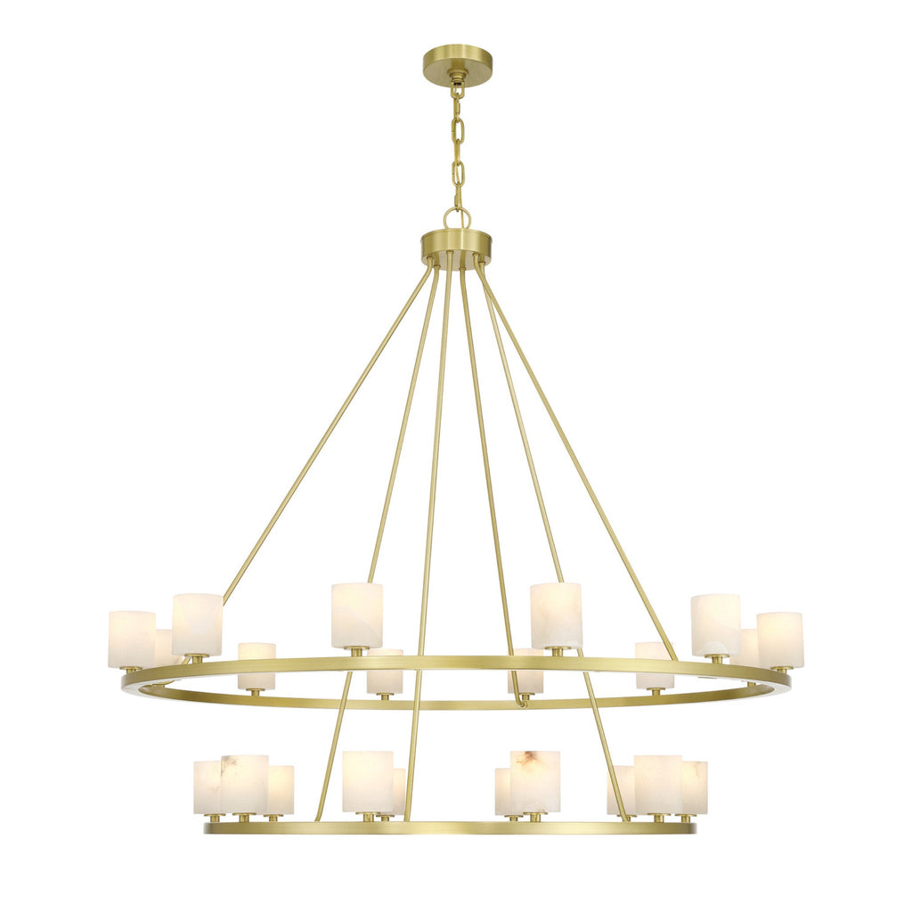 Aragon 46.75'' LED Soft Brass Chandelier Gold 46.75"W x 41.75"H x 46.75"D