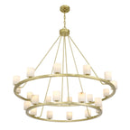 Aragon 46.75'' LED Soft Brass Chandelier Gold 46.75"W x 41.75"H x 46.75"D