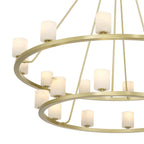 Aragon 46.75'' LED Soft Brass Chandelier Gold 46.75"W x 41.75"H x 46.75"D