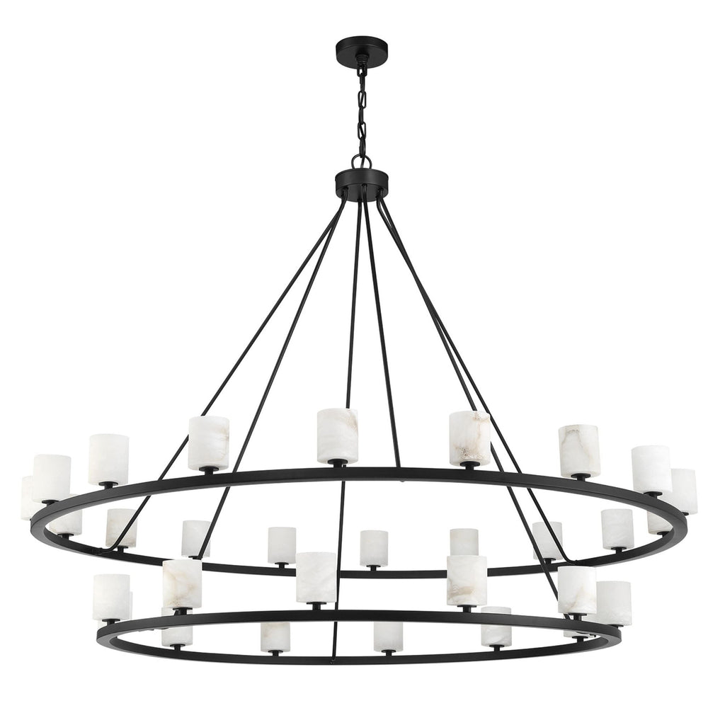 Aragon 58.75'' LED Matte Black Chandelier Black 58.75"W x 46"H x 58.75"D