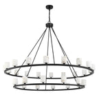 Aragon 58.75'' LED Matte Black Chandelier Black 58.75"W x 46"H x 58.75"D