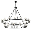 Aragon 60'' LED Matte Black Chandelier Black 60"W x 46"H x 60"D