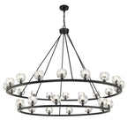Aragon 60'' LED Matte Black Chandelier Black 60"W x 46"H x 60"D