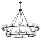 Aragon 60'' LED Matte Black Chandelier Black 60"W x 46"H x 60"D