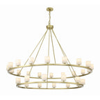 Aragon 58.75'' LED Soft Brass Chandelier Gold 58.75"W x 46"H x 58.75"D