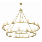 Aragon 58.75'' LED Soft Brass Chandelier Gold 58.75"W x 46"H x 58.75"D