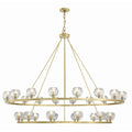 Aragon 60'' LED Soft Brass Chandelier Gold 60"W x 46"H x 60"D