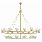 Aragon 60'' LED Soft Brass Chandelier Gold 60"W x 46"H x 60"D