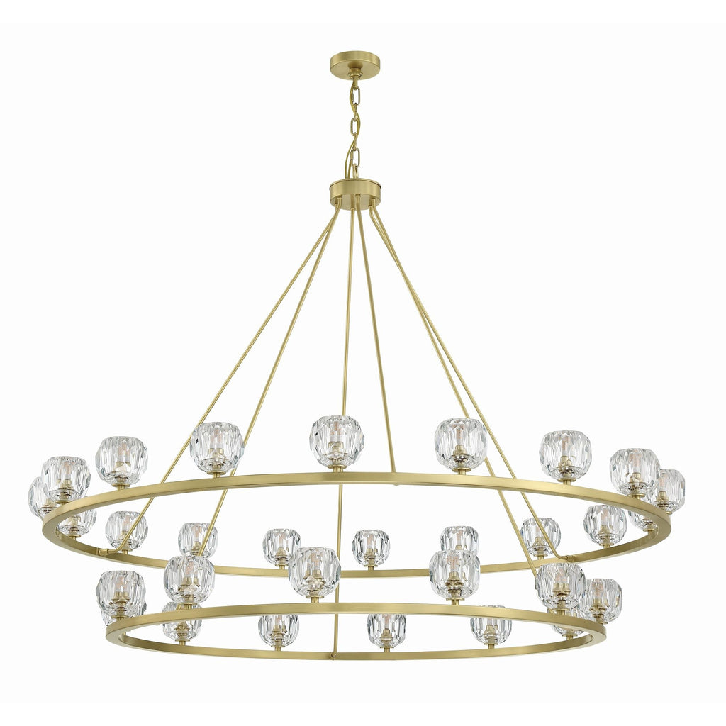 Aragon 60'' LED Soft Brass Chandelier Gold 60"W x 46"H x 60"D