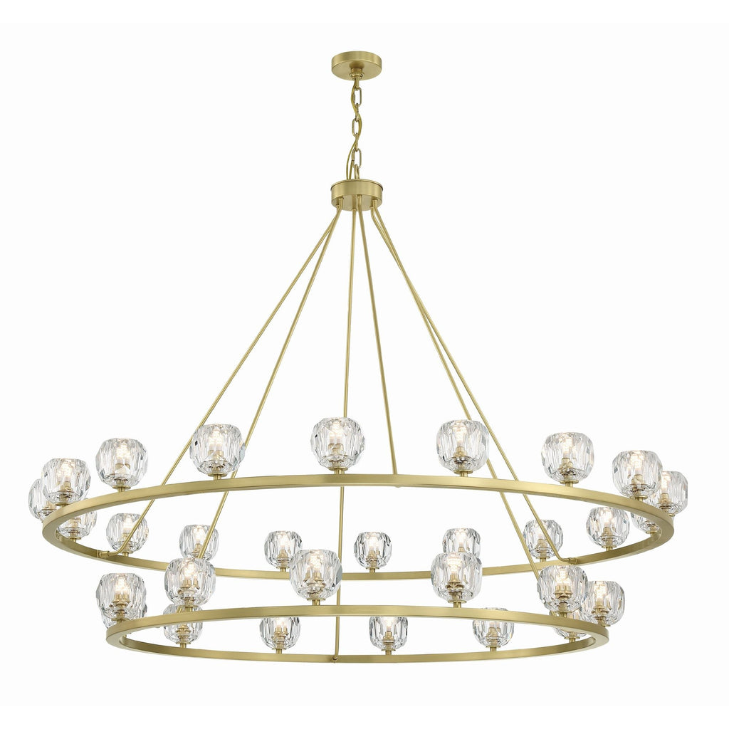 Aragon 60'' LED Soft Brass Chandelier Gold 60"W x 46"H x 60"D