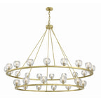 Aragon 60'' LED Soft Brass Chandelier Gold 60"W x 46"H x 60"D