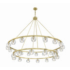Aragon 60'' LED Soft Brass Chandelier Gold 60"W x 46"H x 60"D