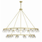 Aragon 60'' LED Soft Brass Chandelier Gold 60"W x 46"H x 60"D