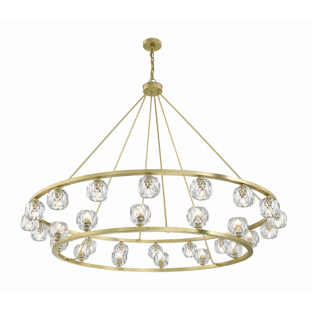 Aragon 60'' LED Soft Brass Chandelier Gold 60"W x 46"H x 60"D