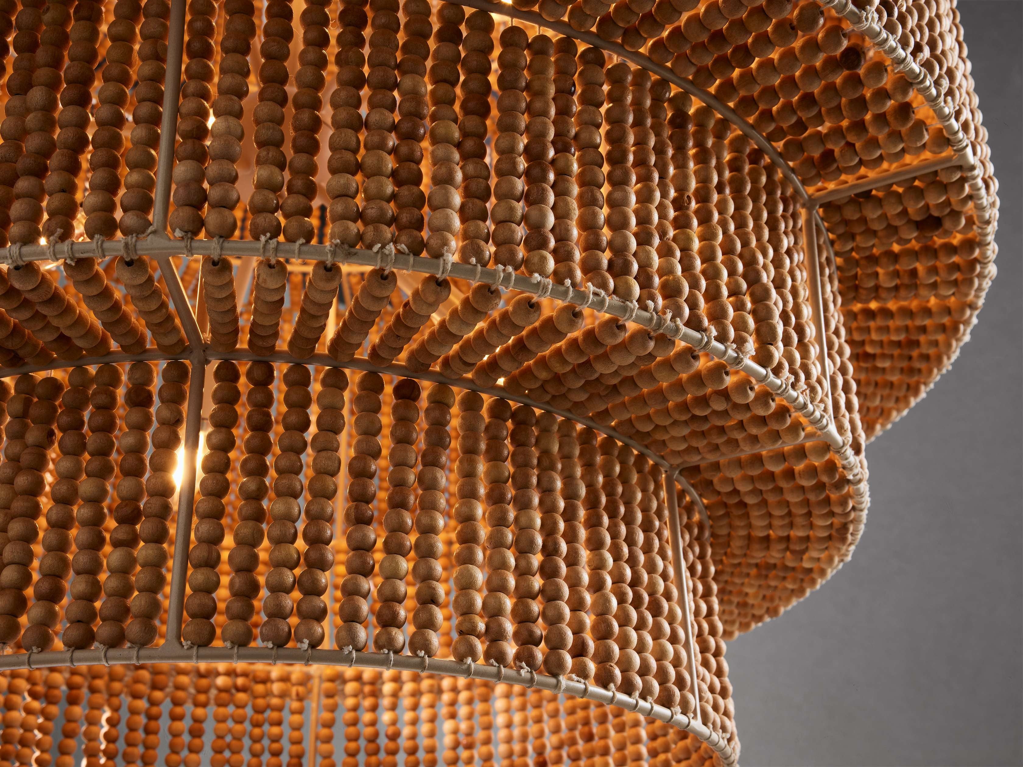 Aravelle Tiered Beaded Chandelier
