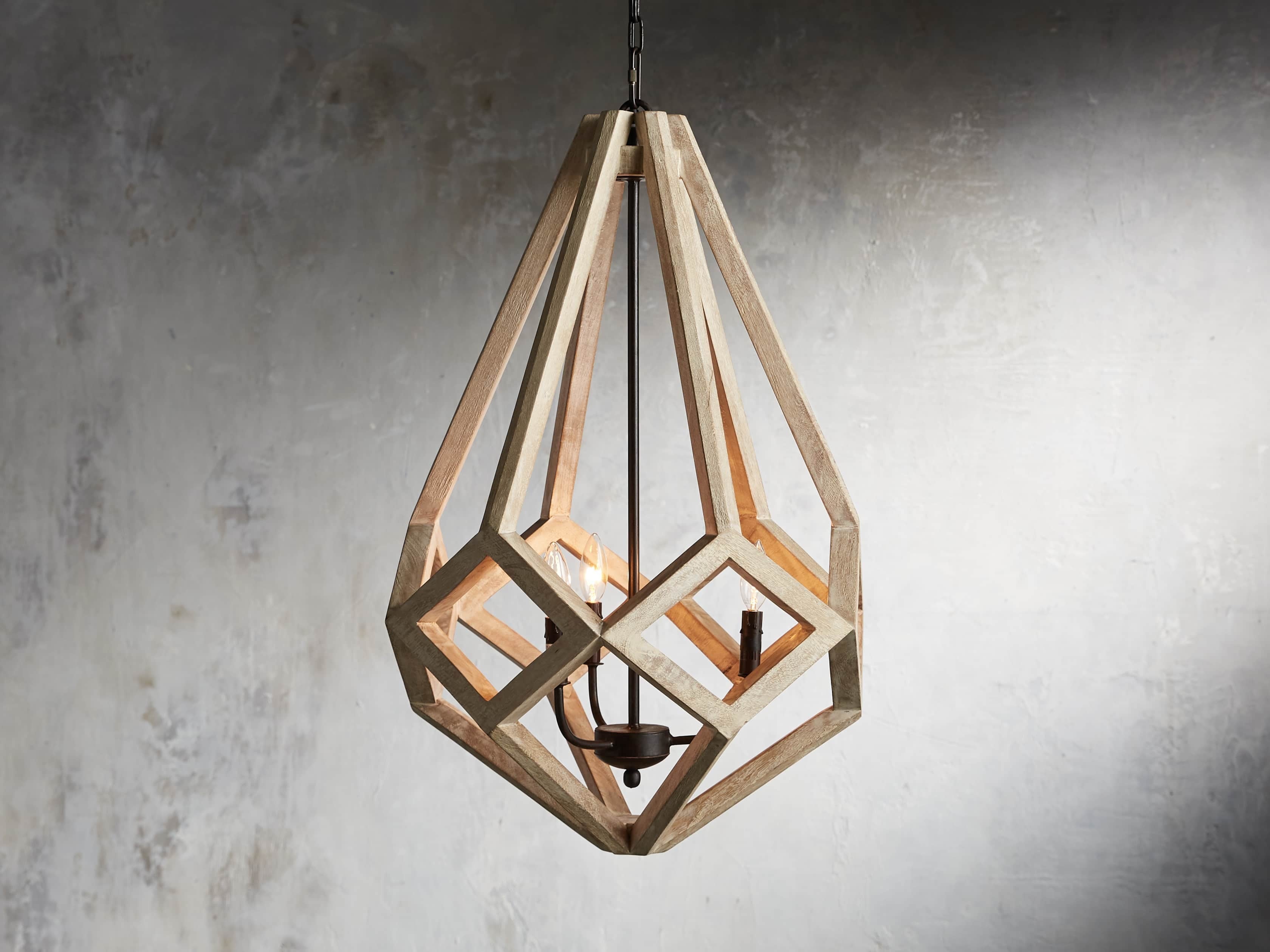 Arbor Prism Wood Chandelier