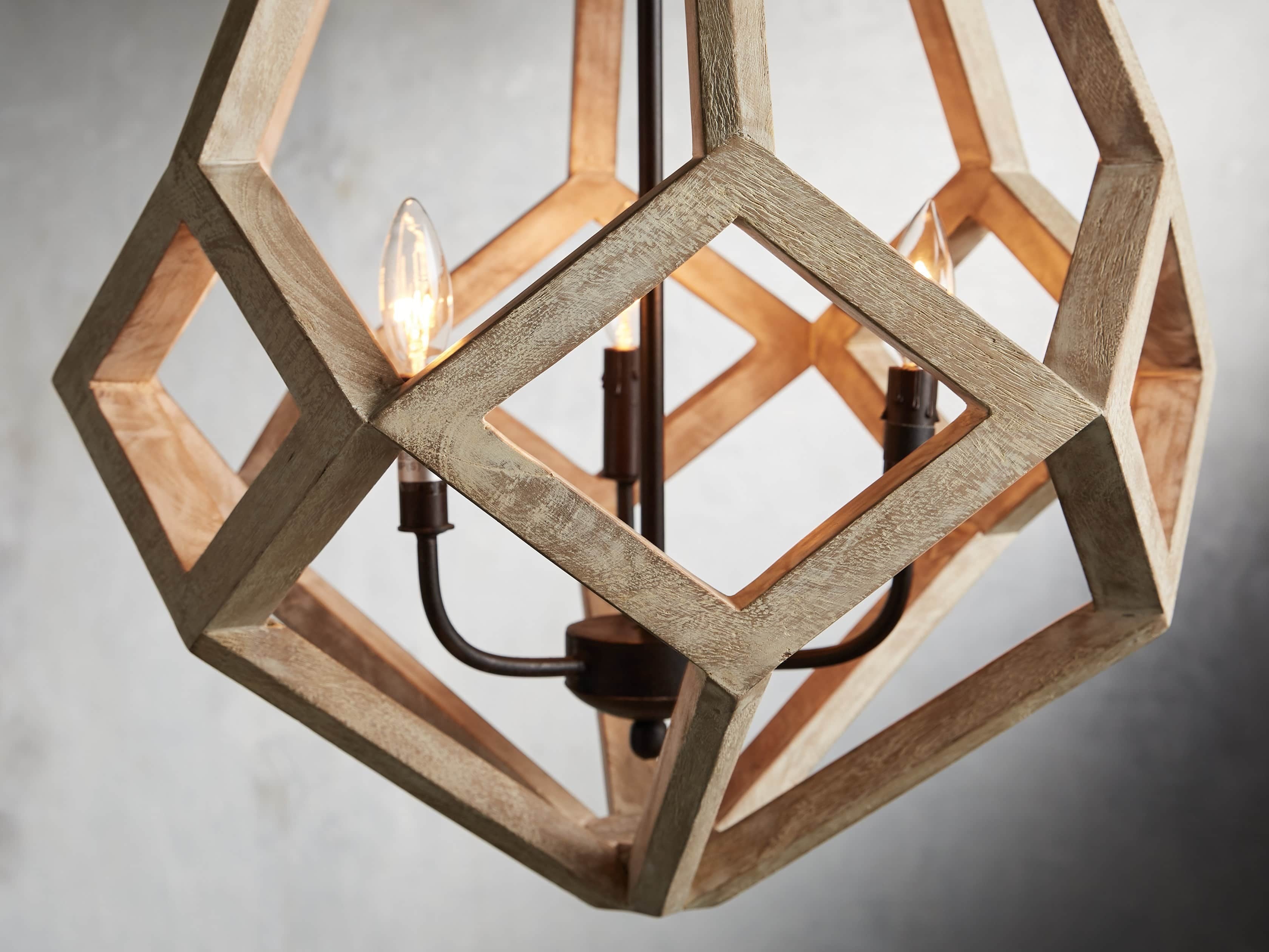 Arbor Prism Wood Chandelier