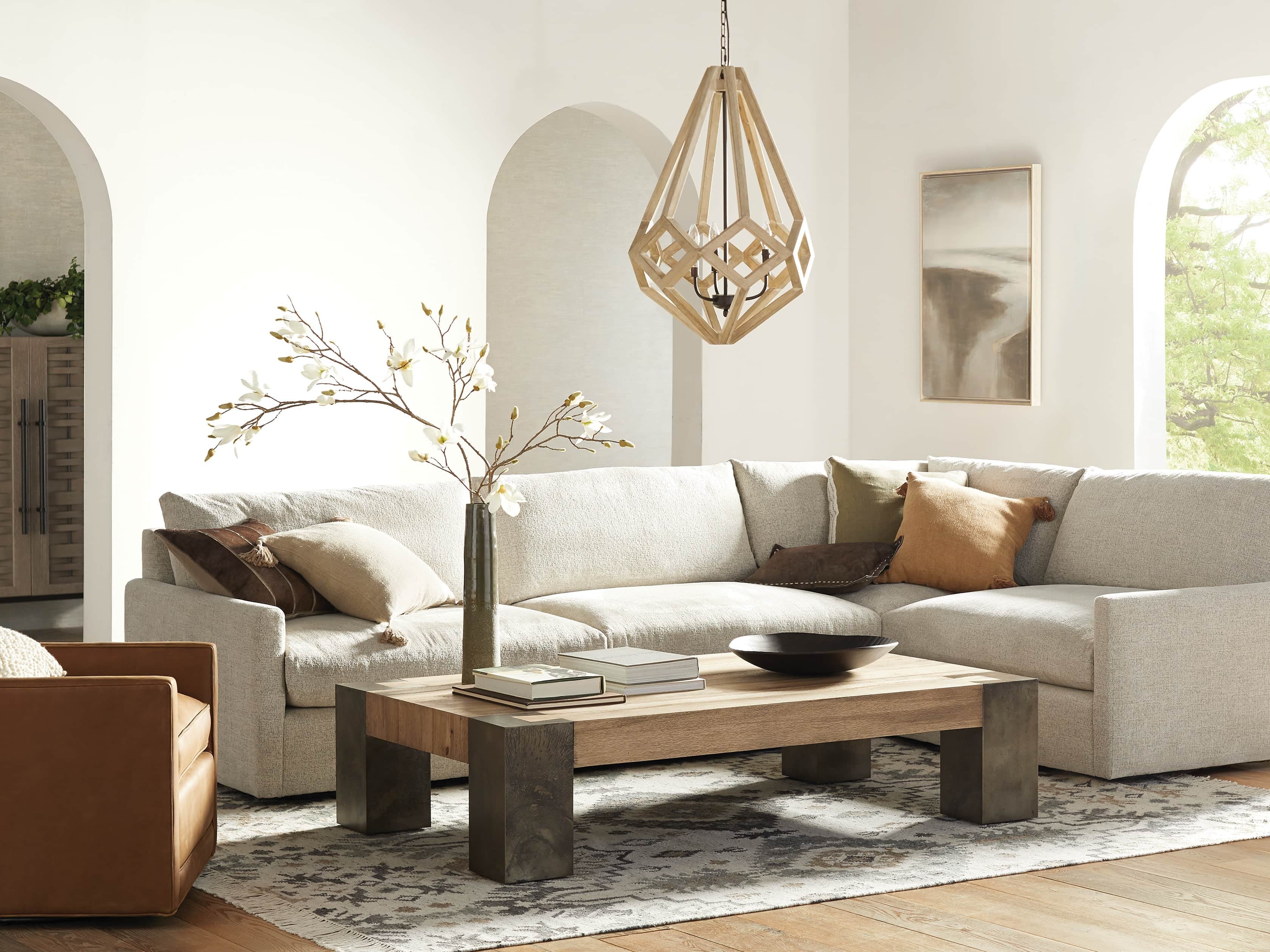 Arbor Prism Wood Chandelier