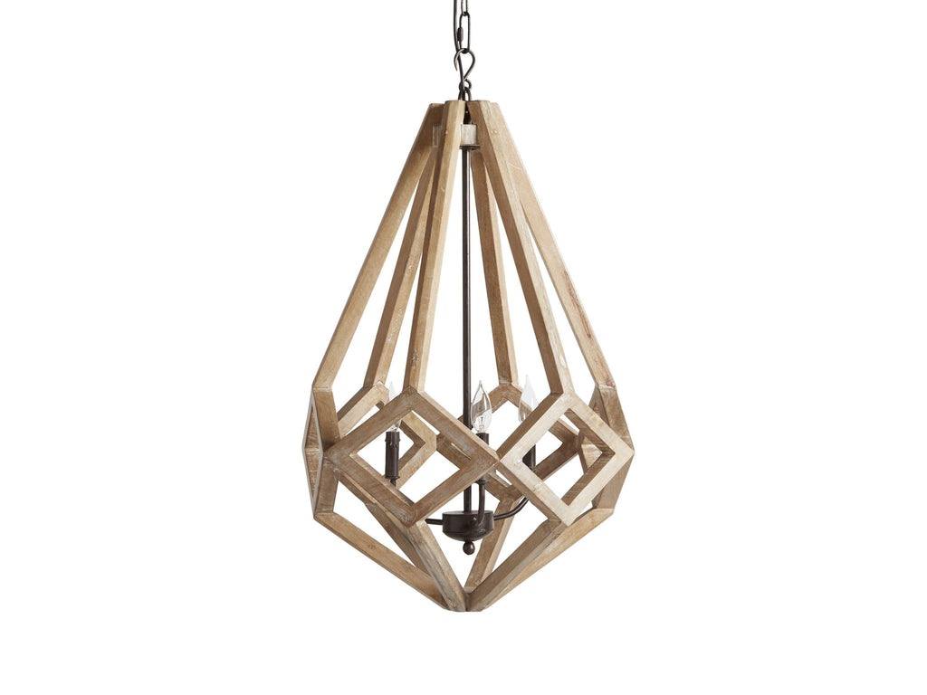 Arbor Prism Wood Chandelier