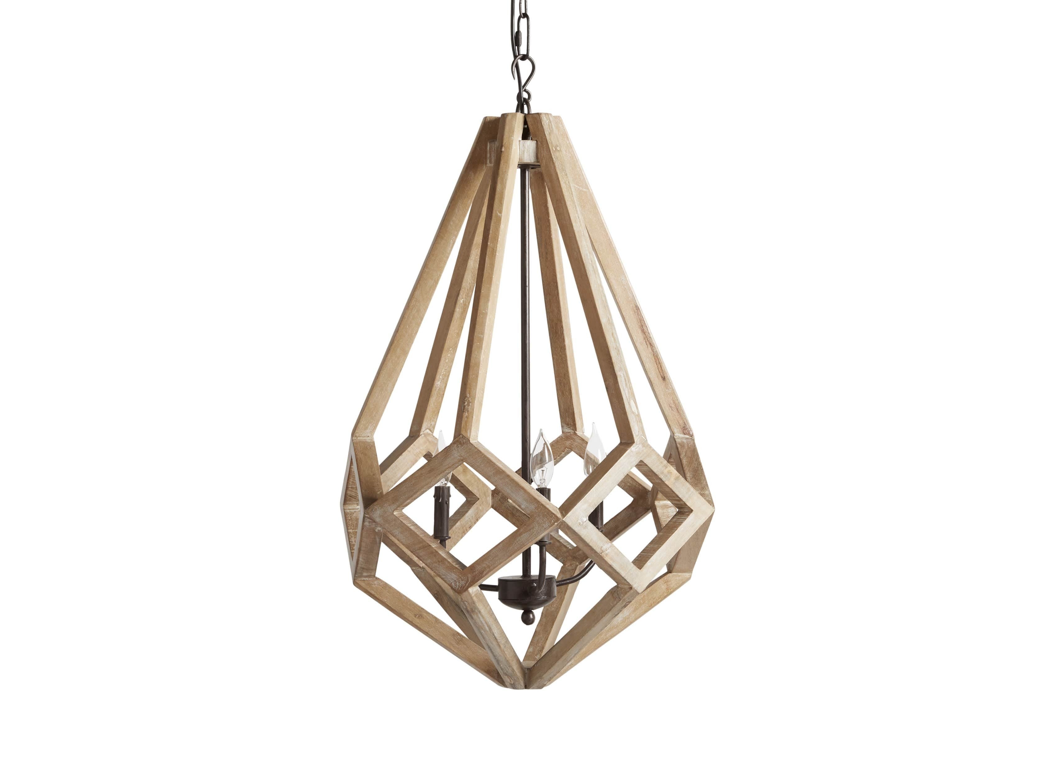 Arbor Prism Wood Chandelier