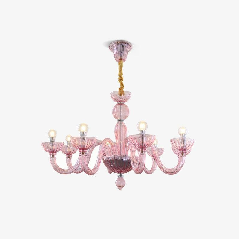 Arion Murano Art Glass Chandelier
