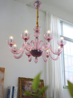 Arion Murano Art Glass Chandelier
