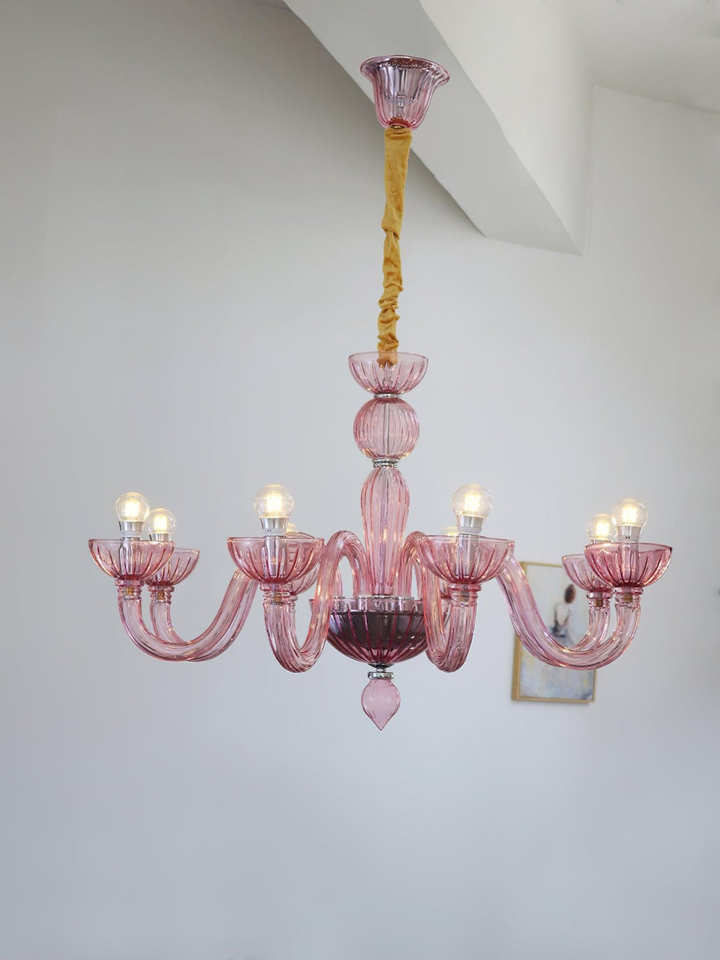 Arion Murano Art Glass Chandelier