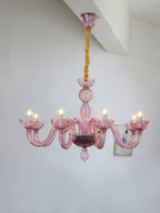 Arion Murano Art Glass Chandelier