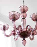 Arion Murano Art Glass Chandelier