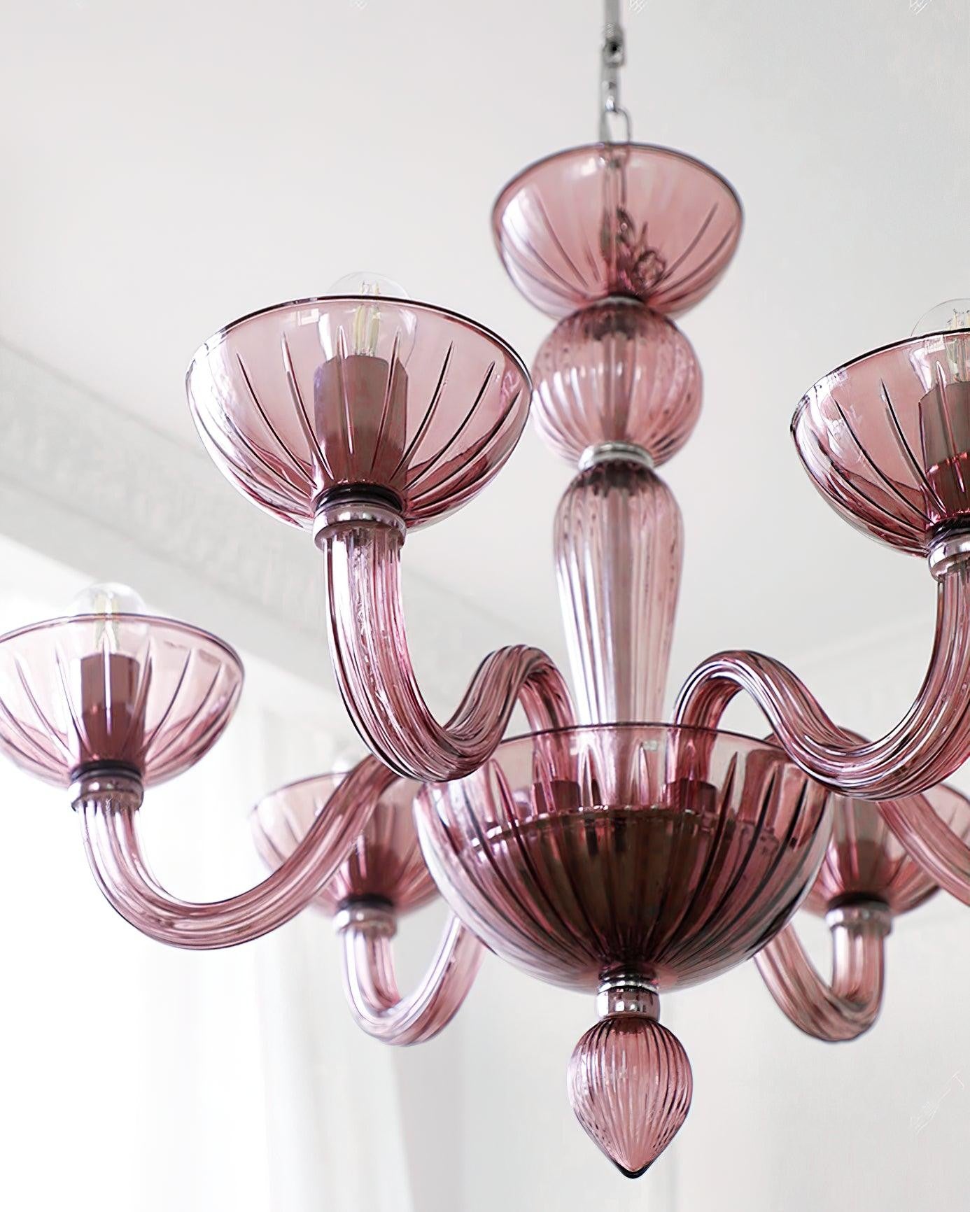 Arion Murano Art Glass Chandelier
