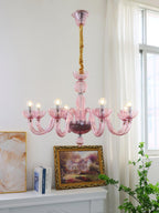 Arion Murano Art Glass Chandelier