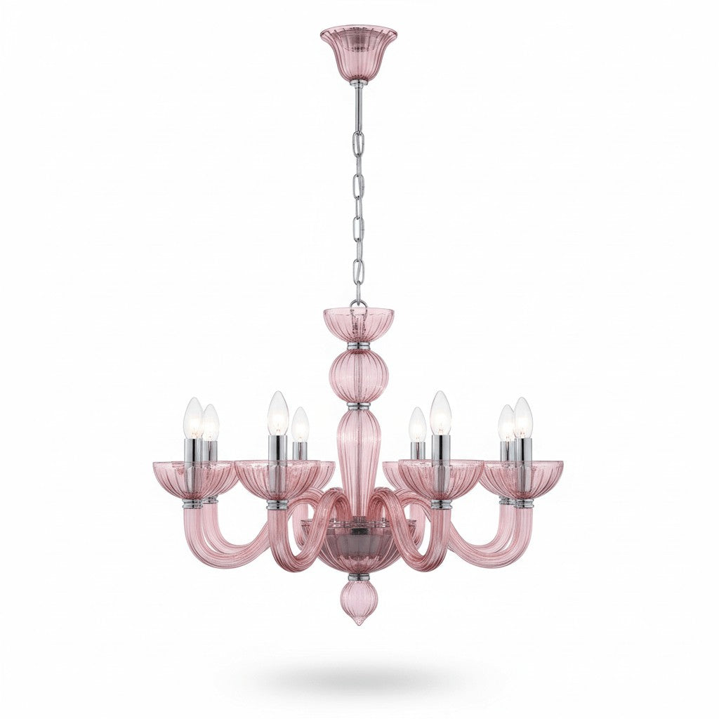 Arion Murano Art Glass Chandelier
