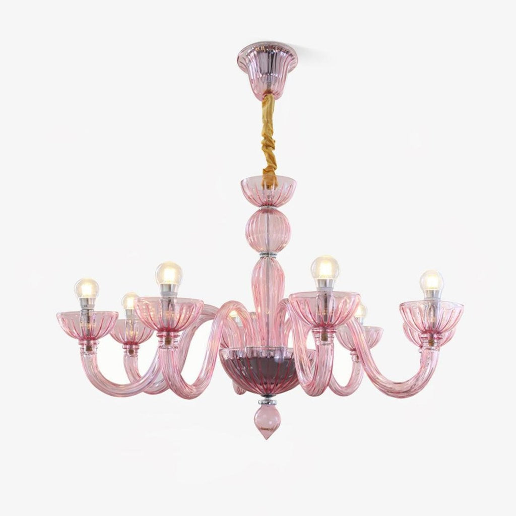 Arion Murano Art Glass Chandelier