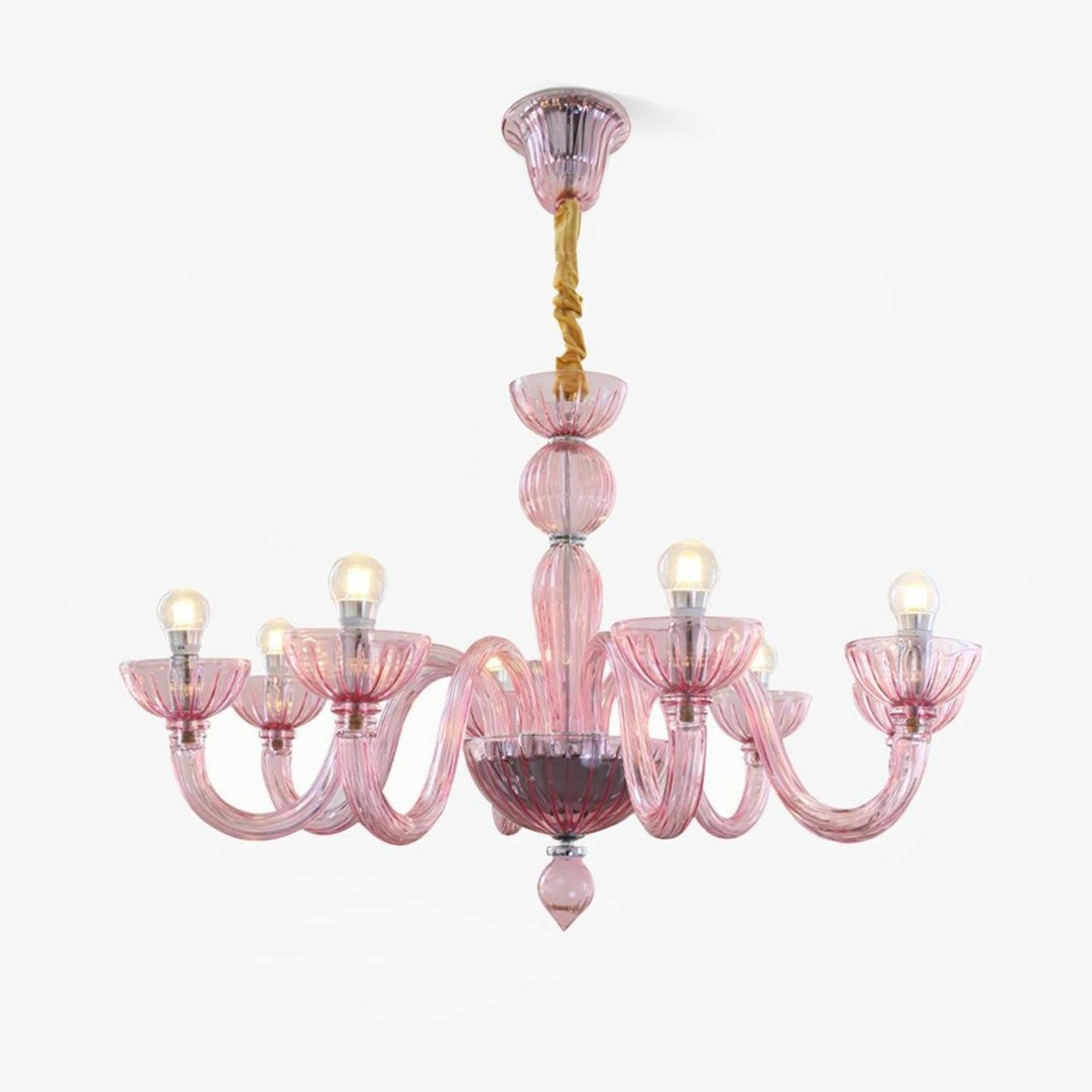 Arion Murano Art Glass Chandelier