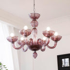 Arion Murano Art Glass Chandelier