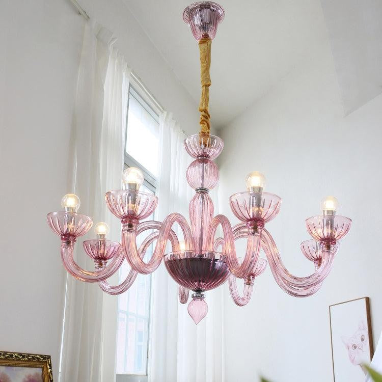 Arion Murano Art Glass Chandelier