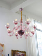 Arion Murano Art Glass Chandelier