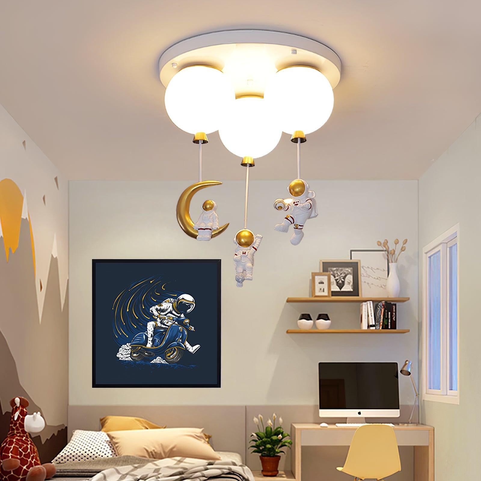 Astro Balloon Adventure Kids Ceiling Light