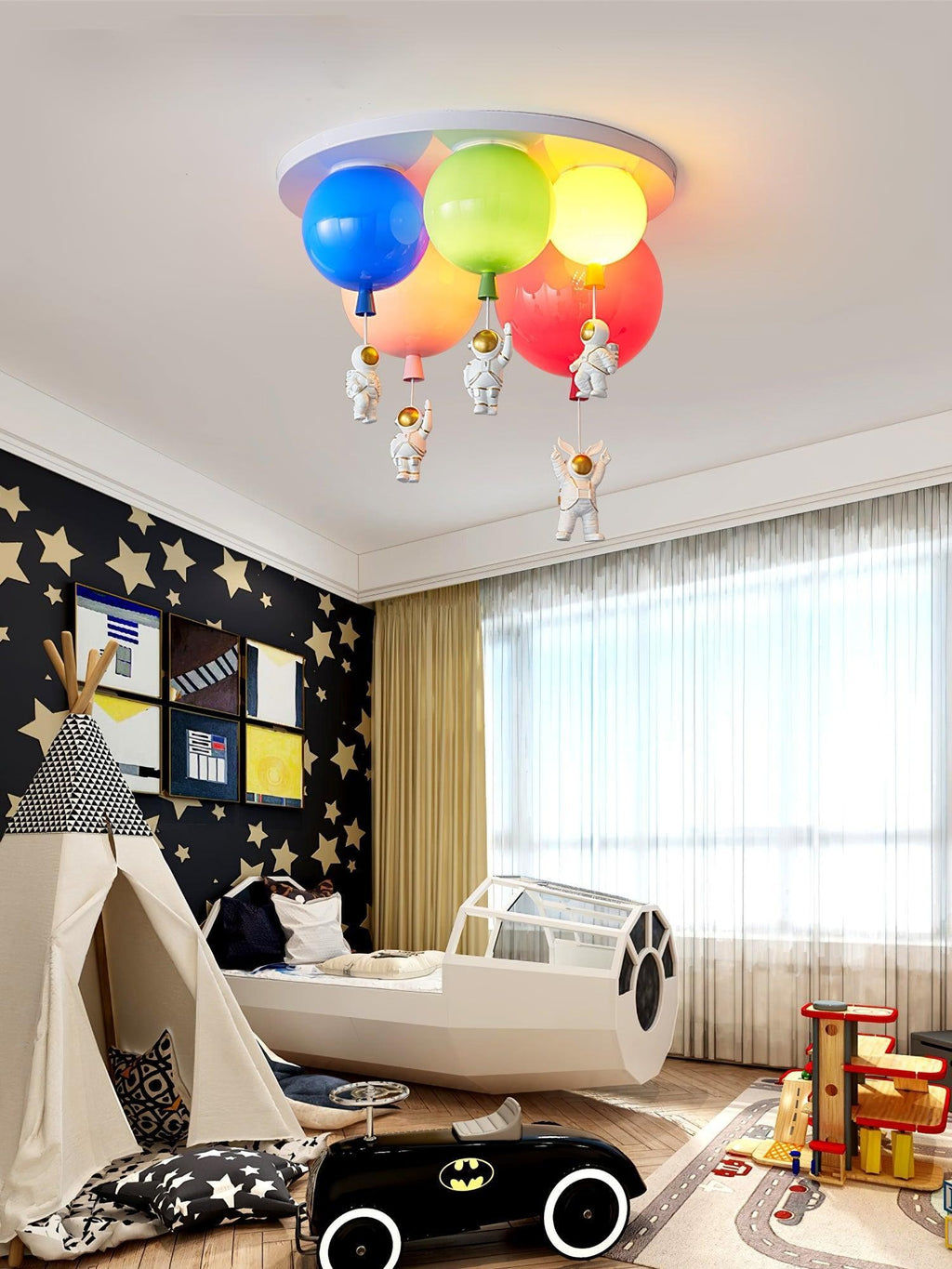 Astro Balloon Adventure Kids Ceiling Light
