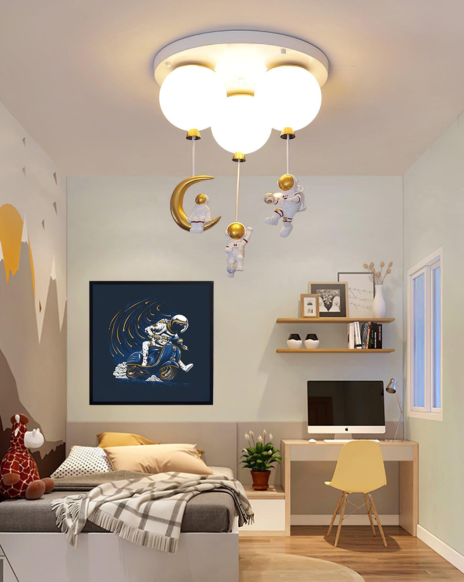 Astro Balloon Adventure Kids Ceiling Light