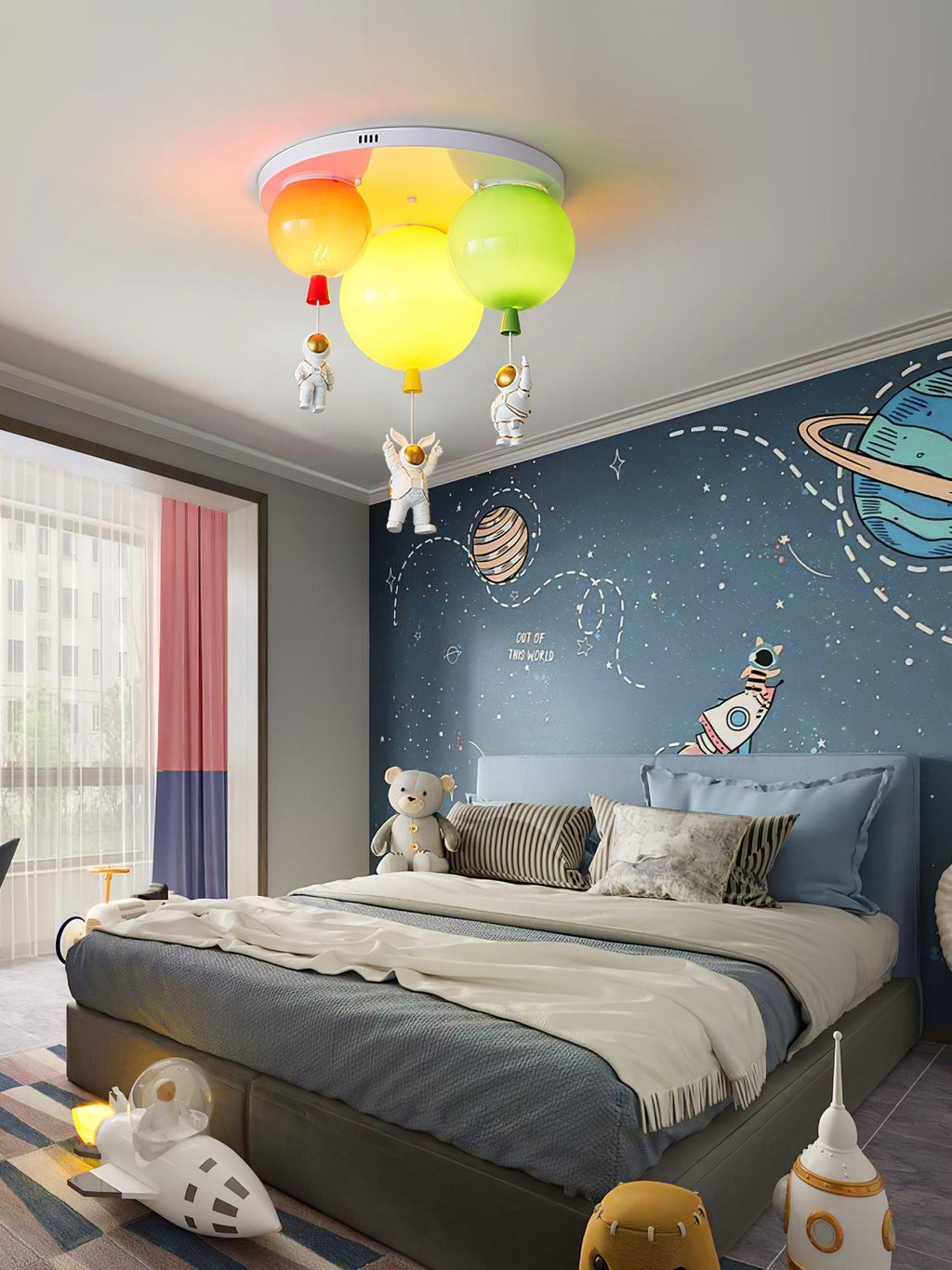 Astro Balloon Adventure Kids Ceiling Light